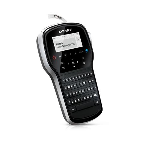 Etichettatrice Portatile Modello 280 LabelManager Formato 1.2 cm Schermo LCD Nera e Argenta - Foto 1